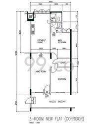 Hougang Avenue 2 (Hougang), HDB 2 Rooms #385219981